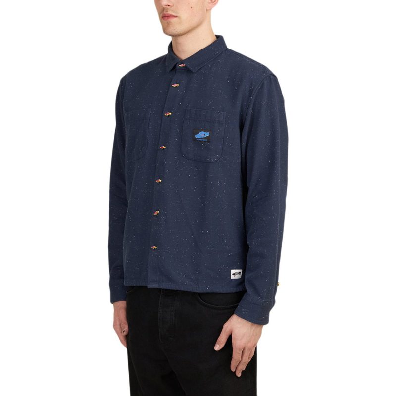 vans vault x julian klincewicz shacket dress shirt blau 179561