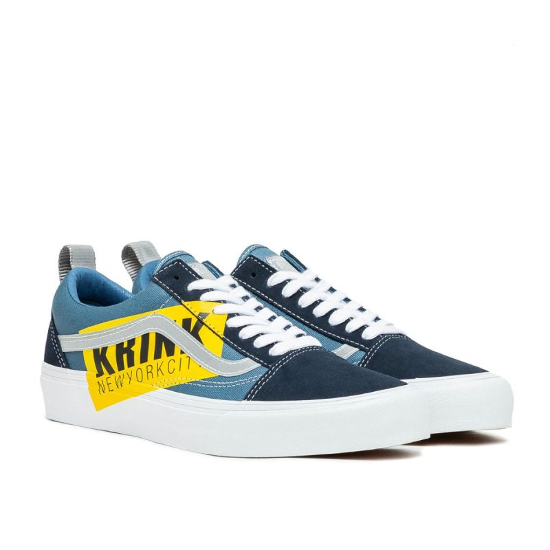 vans vault x krink old skool vlt lx blau weiss 680633