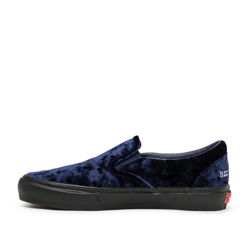 vans vault x noon goons classic slip on lx schwarz blau 703416