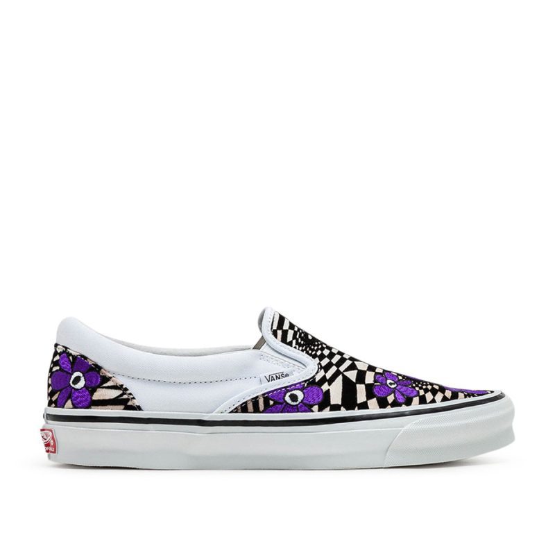 vans vault x pam og classic slip on lx weiss multi 598947