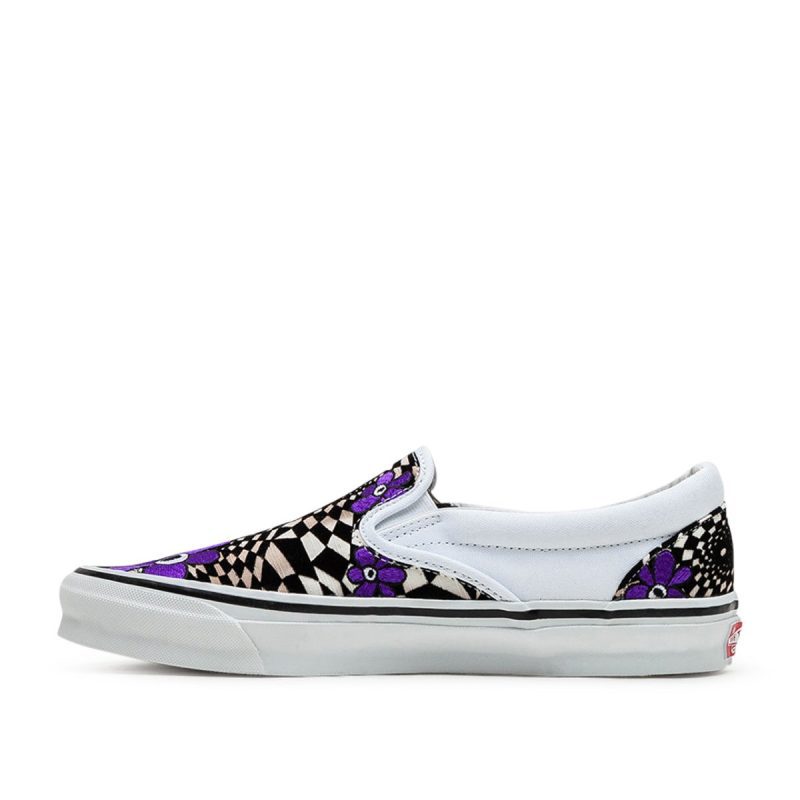 vans vault x pam og classic slip on lx weiss multi 774611