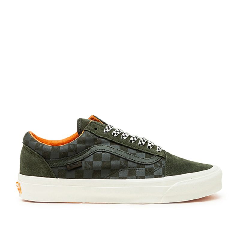 vans vault x porter by yoshida og old skool lx olive orange 572068