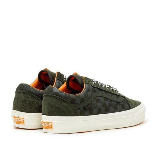 vans vault x porter by yoshida og old skool lx olive orange 874435