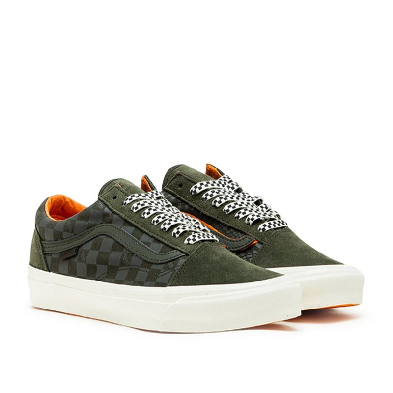 vans vault x porter by yoshida og old skool lx olive orange 941115