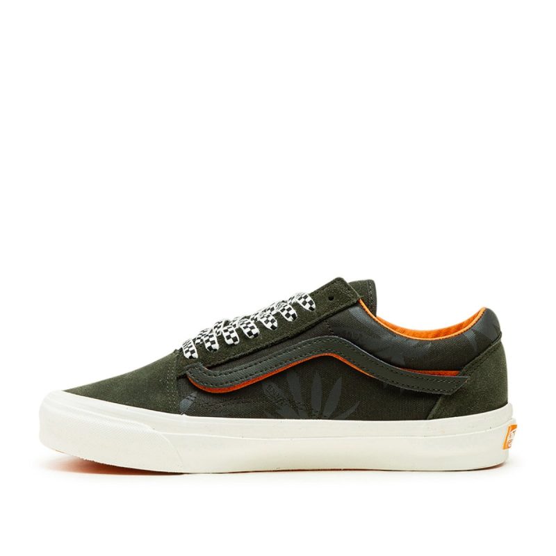 vans vault x porter by yoshida og old skool lx olive orange 996426