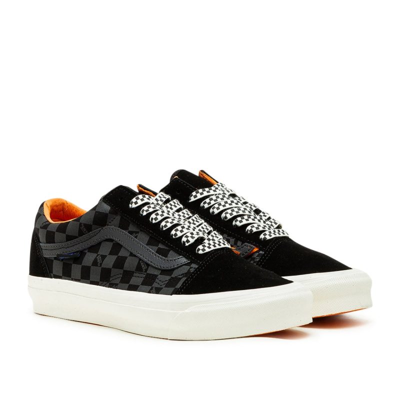 vans vault x porter by yoshida og old skool lx schwarz orange 179193