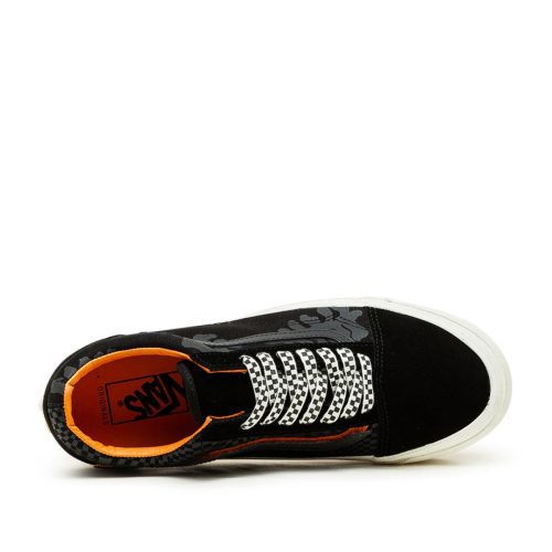 vans vault x porter by yoshida og old skool lx schwarz orange 491590