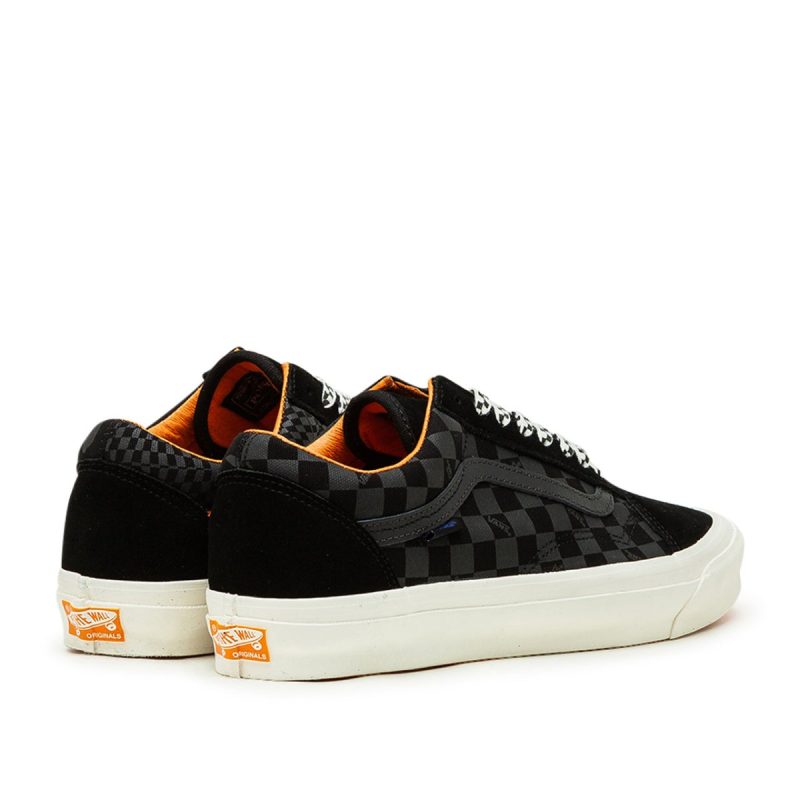 vans vault x porter by yoshida og old skool lx schwarz orange 540227