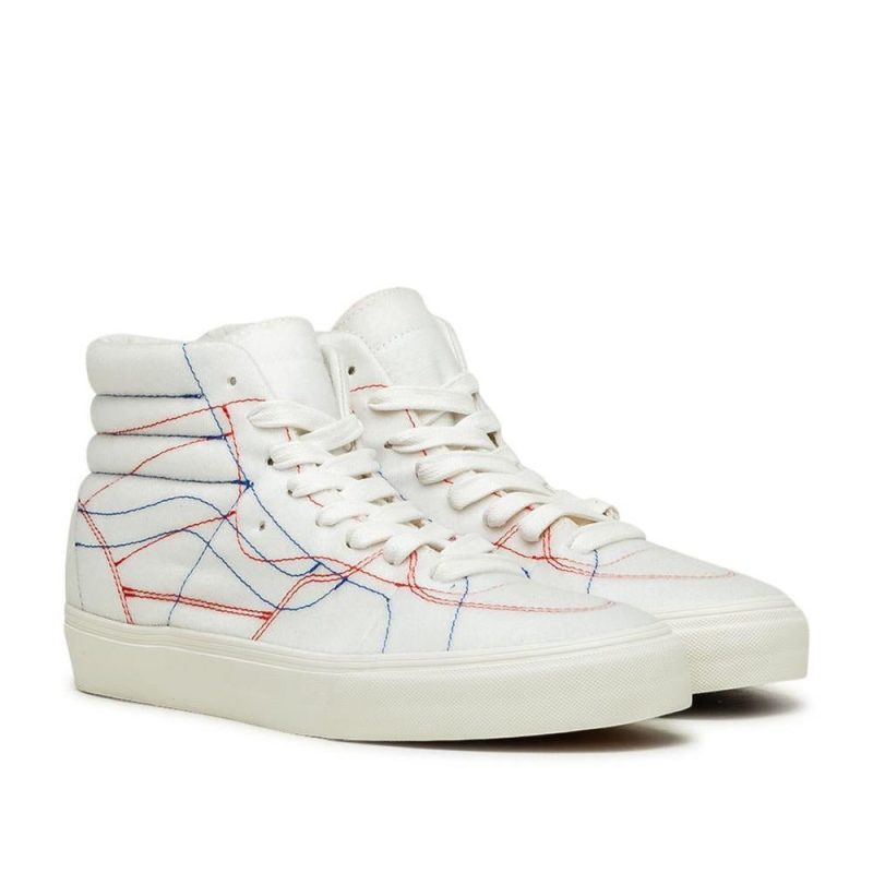 vans vault x taka hayashi diy sk8 hi lx weiss multi 382916