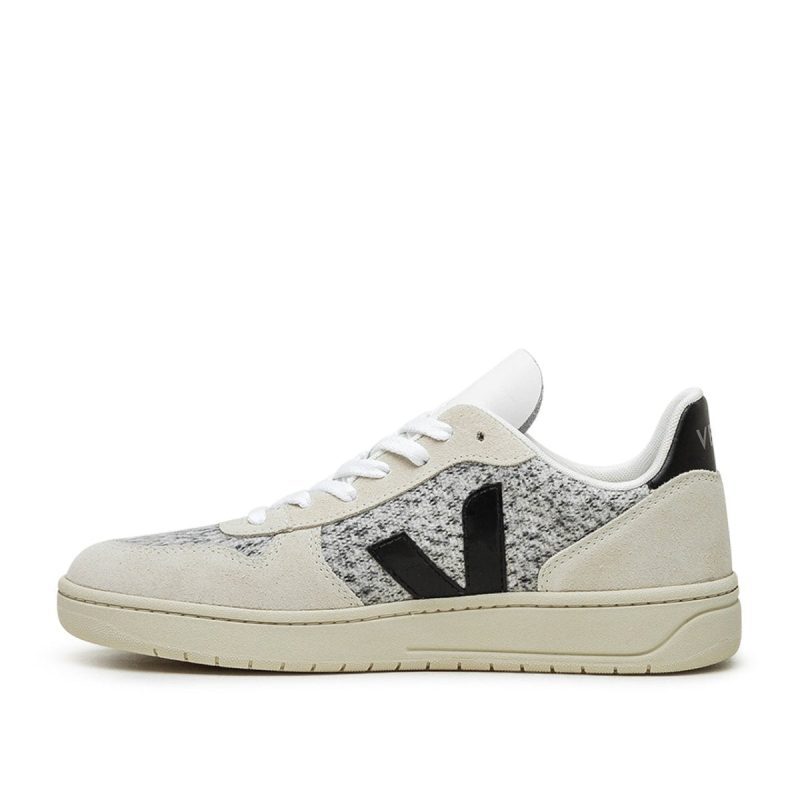 veja pack man v 10 flannel snow black weiss schwarz 224805