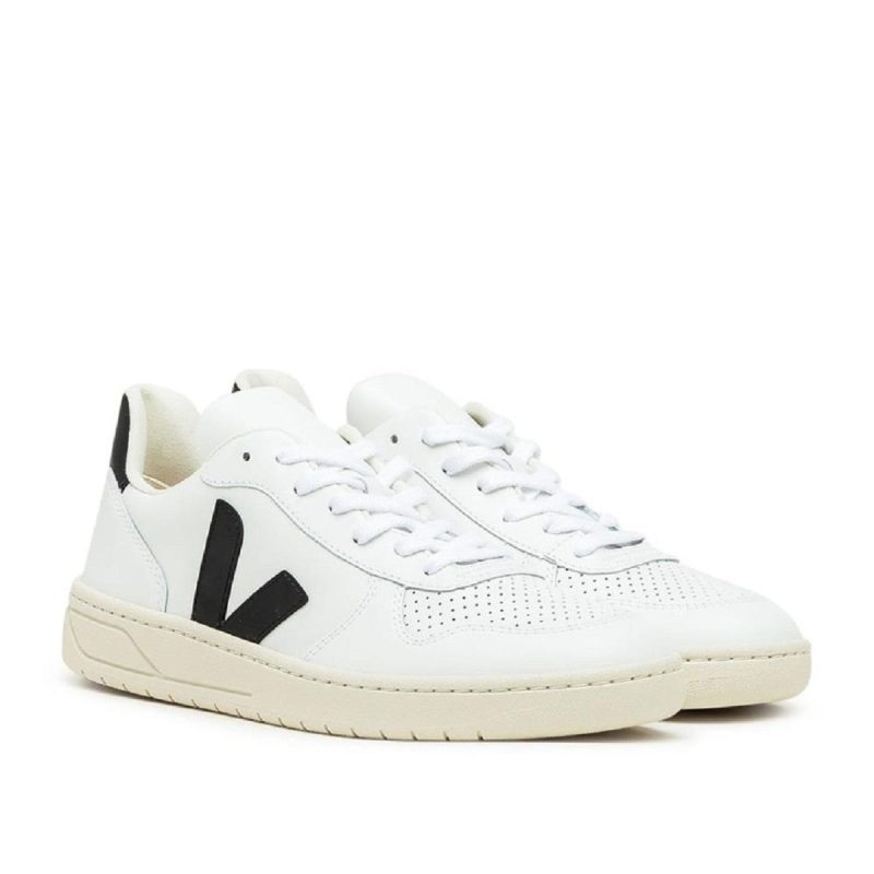 veja v 10 leather weiss schwarz 877485